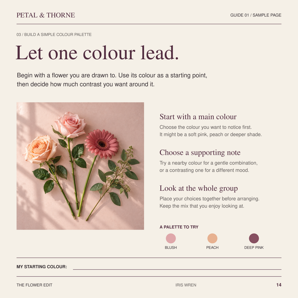 The Flower Edit